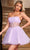 Rachel Allan 40379 - Strapless Illusion A-Line Short Dress Cocktail Dresses