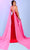 Rachel Allan 70494 - High Slit Velvet Prom Dress Special Occasion Dress