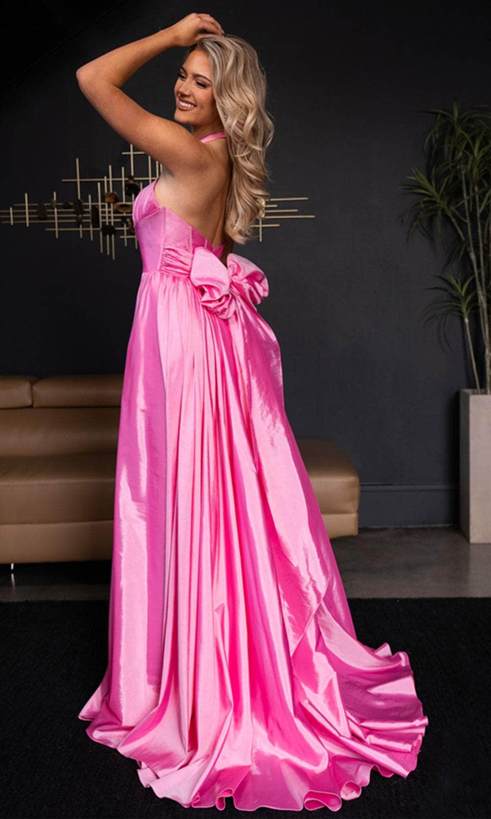 Rachel Allan 70689 - Sleeveless Halter Prom Gown Couture Candy Rachel Allan 70689 - Sleeveless Halter Prom Gown Couture Candy