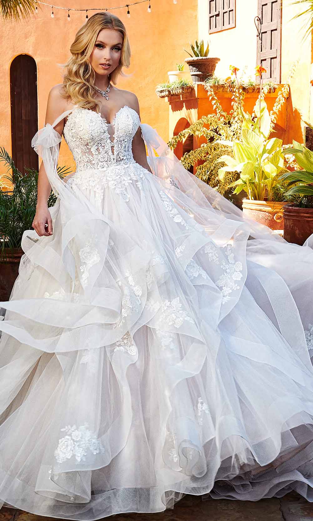 Rachel Allan Bridal RB3163 - Tie Strap Embroidered Bridal Gown 12 / Ivory - Shop Rachel Allan Bridal dresses on Couture Candy at CoutureCandy.com Rachel Allan Bridal RB3163 - Tie Strap Embroidered Bridal Gown 12 / Ivory - Shop Rachel Allan Bridal dresses on Couture Candy at CoutureCandy.com