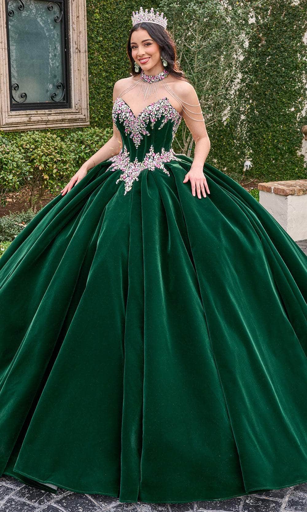 Rachel Allan Bridal RQ2198 - Sweetheart Pleated Skirt Ballgown 10 / Emerald Multi - Shop Rachel Allan Bridal dresses on Couture Candy at Rachel Allan Bridal RQ2198 - Sweetheart Pleated Skirt Ballgown 10 / Emerald Multi - Shop Rachel Allan Bridal dresses on Couture Candy at