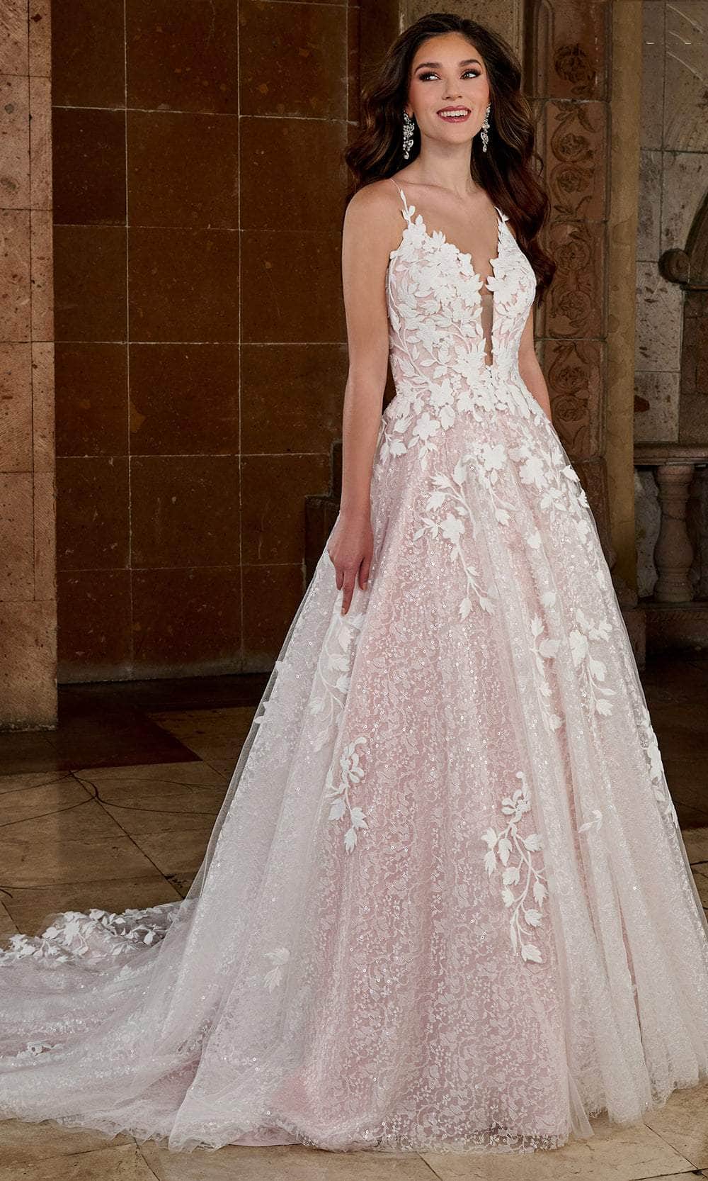 Rachel Allan RB3197 - Sheer Back A-Line Bridal Gown Couture Candy Rachel Allan RB3197 - Sheer Back A-Line Bridal Gown Couture Candy