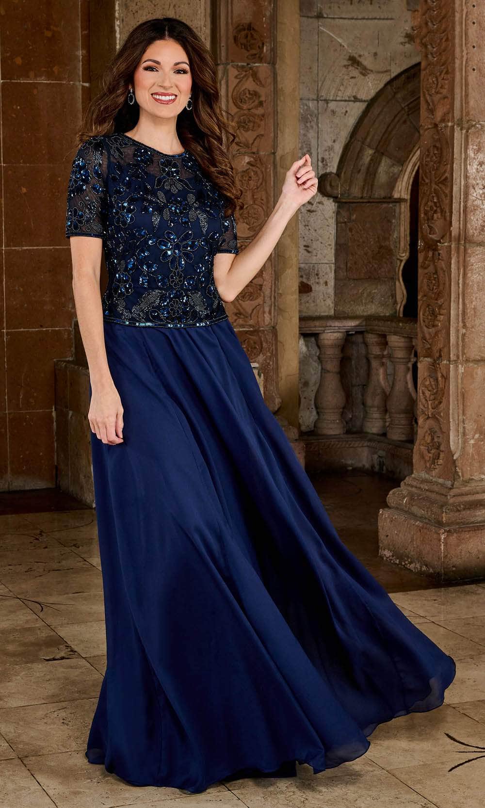 Rachel Allan RB8140 - Sequin Floral Pattern A-line Prom Dress Couture Candy Rachel Allan RB8140 - Sequin Floral Pattern A-line Prom Dress Couture Candy