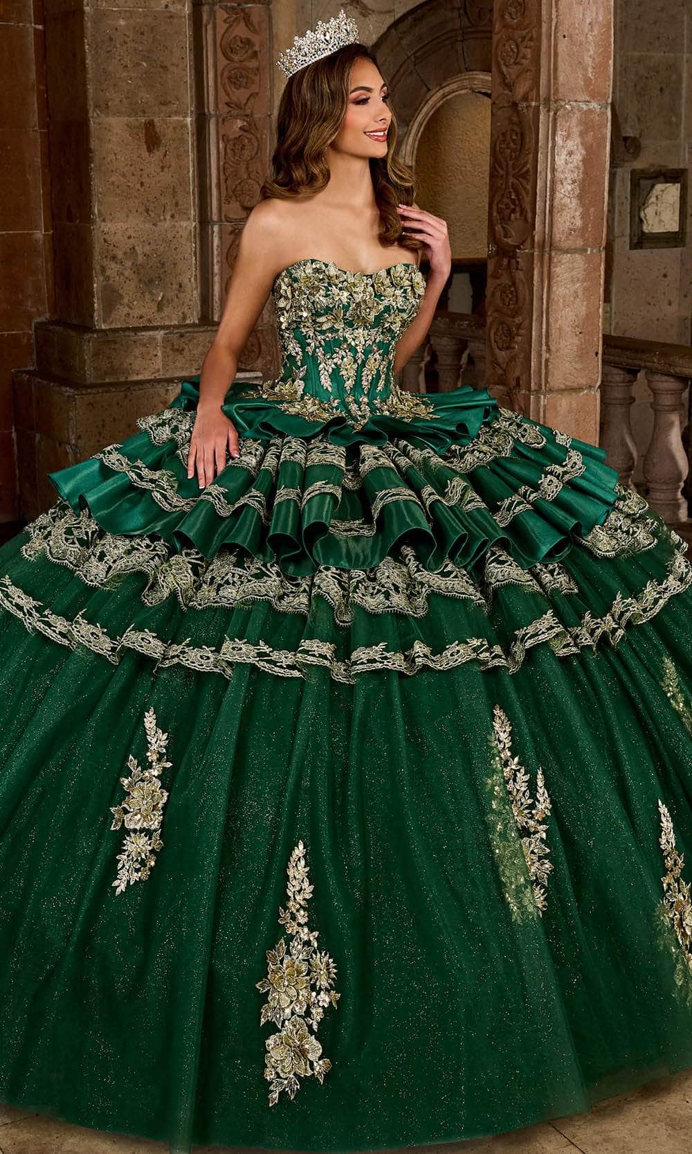 Rachel Allan RQ5003 - Strapless Lace Embellished Ballgown Couture Candy Rachel Allan RQ5003 - Strapless Lace Embellished Ballgown Couture Candy