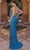 SCALA 61343 - Lace Up Sheath Prom Dress Prom Dresses