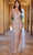 SCALA 61353 - Geometric Sequin Prom Dress Prom Dresses 000 / Blush