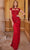 SCALA 61403 - Cap Sleeve Cutout Prom Dress Prom Dresses