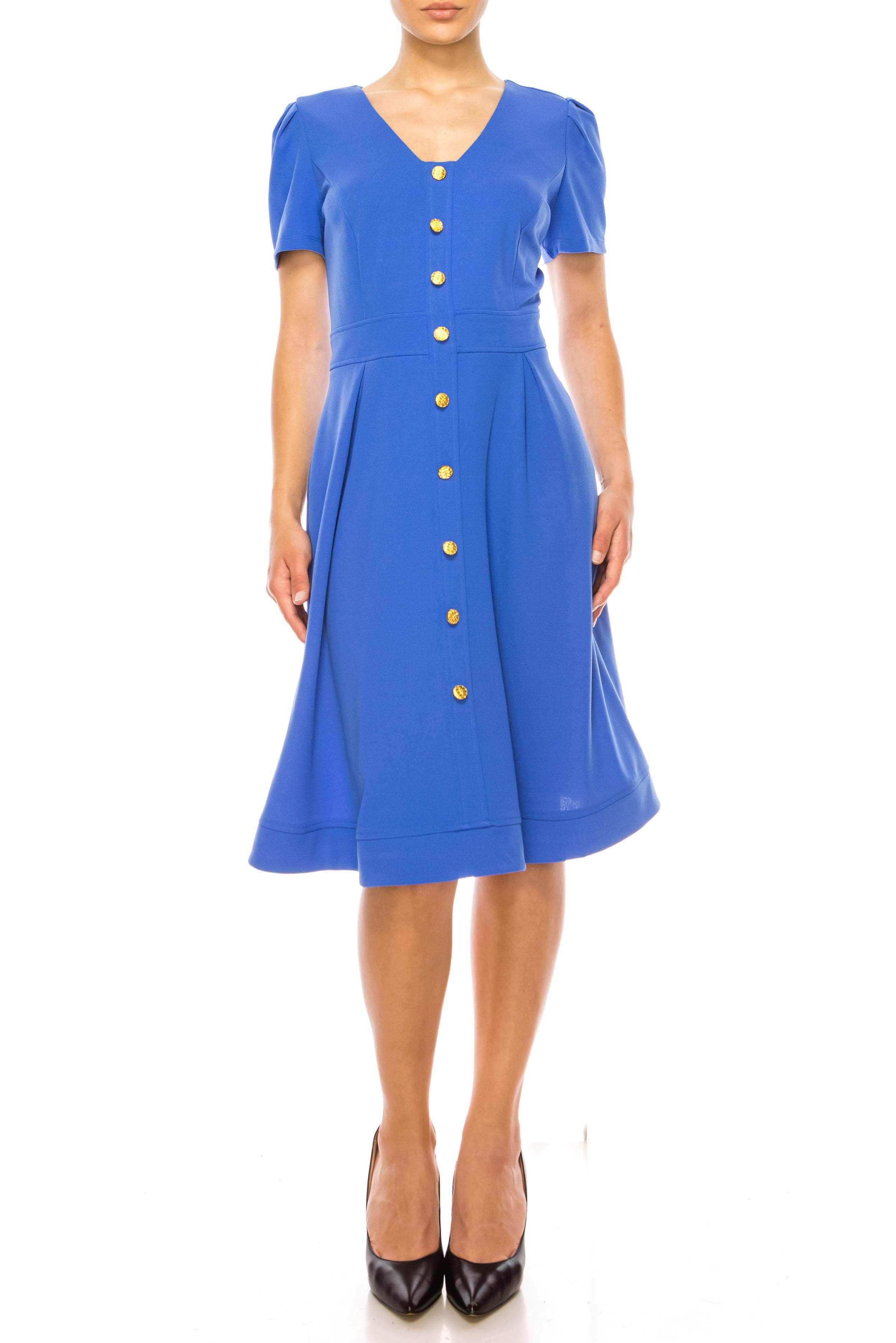 Shelby & Palmer A3121 - Short Sleeve Buttoned Dress 16 / Purple Orchid - Shop Shelby & Palmer dresses on Couture Candy at CoutureCandy.com Shelby & Palmer A3121 - Short Sleeve Buttoned Dress 16 / Purple Orchid - Shop Shelby & Palmer dresses on Couture Candy at CoutureCandy.com