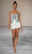 Sherri Hill 55075 - Sleeveless Butterfly Bulge Beaded Cocktail Dress Cocktail Dresses 00 / Ivory/Multi