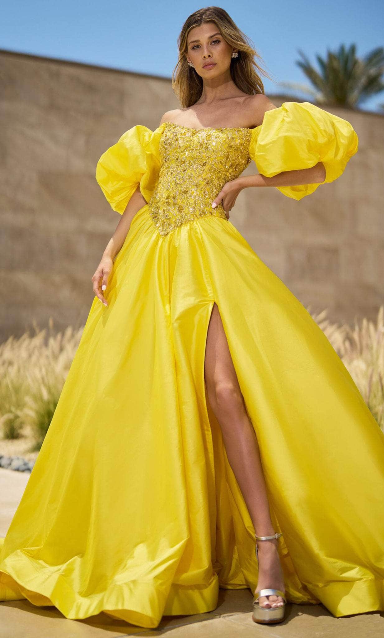 Sherri Hill 55641 - Off Shoulder Beaded Ballgown Couture Candy Sherri Hill 55641 - Off Shoulder Beaded Ballgown Couture Candy