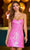 Sherri Hill 55642 - Strapless Payette Sequin Cocktail Dress Cocktail Dresses 000 / Candy Pink