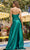 Sherri Hill 55887 - Scoop Strapless Satin Slit Gown Evening Dresses