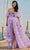 Sherri Hill 55949 - Off-Shoulder Bead Embellished Prom Dress Prom Dresses 000 / Lilac