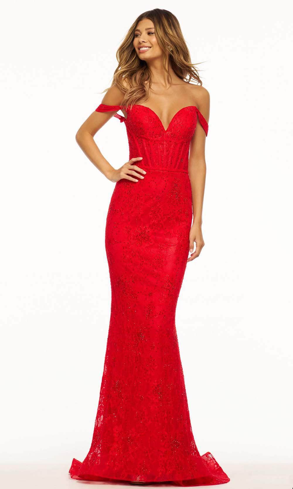 Sherri Hill 56033 - Lace Corset Gown Couture Candy Sherri Hill 56033 - Lace Corset Gown Couture Candy