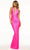Sherri Hill 56044 - Halter Backless Prom Gown Prom Dresses 000 / Bright Pink