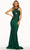 Sherri Hill 56099 - Crisscross Sleeveless Gown Evening Dresses 000 / Emerald