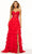 Sherri Hill 56162 - Strapless Corset A-Line Gown Prom Dresses 000 / Red