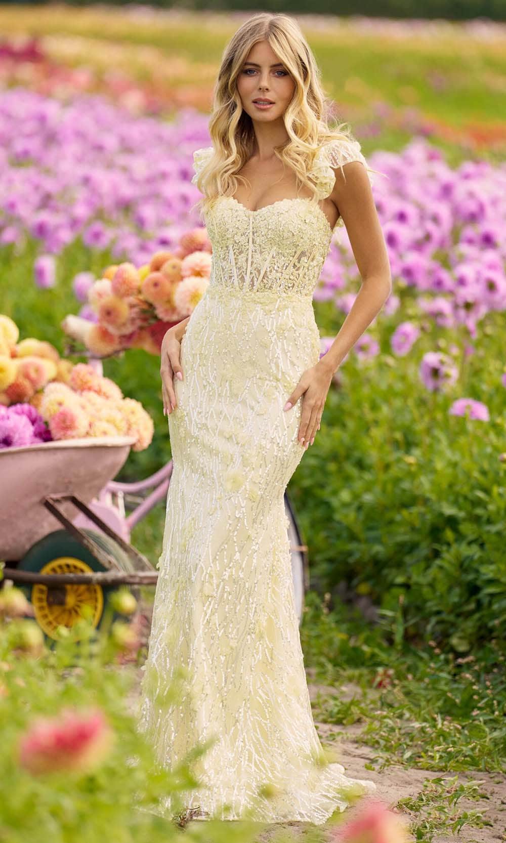 Sherri Hill 56209 - Sequin Lace Bodice Gown Couture Candy Sherri Hill 56209 - Sequin Lace Bodice Gown Couture Candy