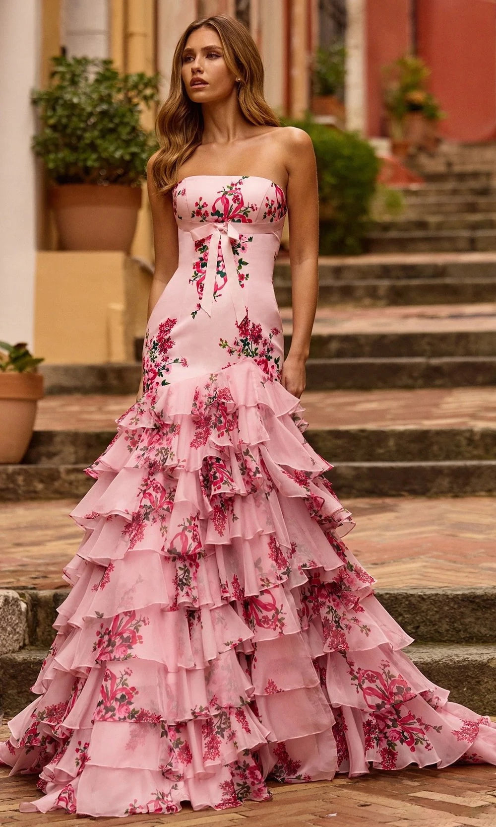 Sherri Hill 57144 - Long Taffeta Trumpet Dress