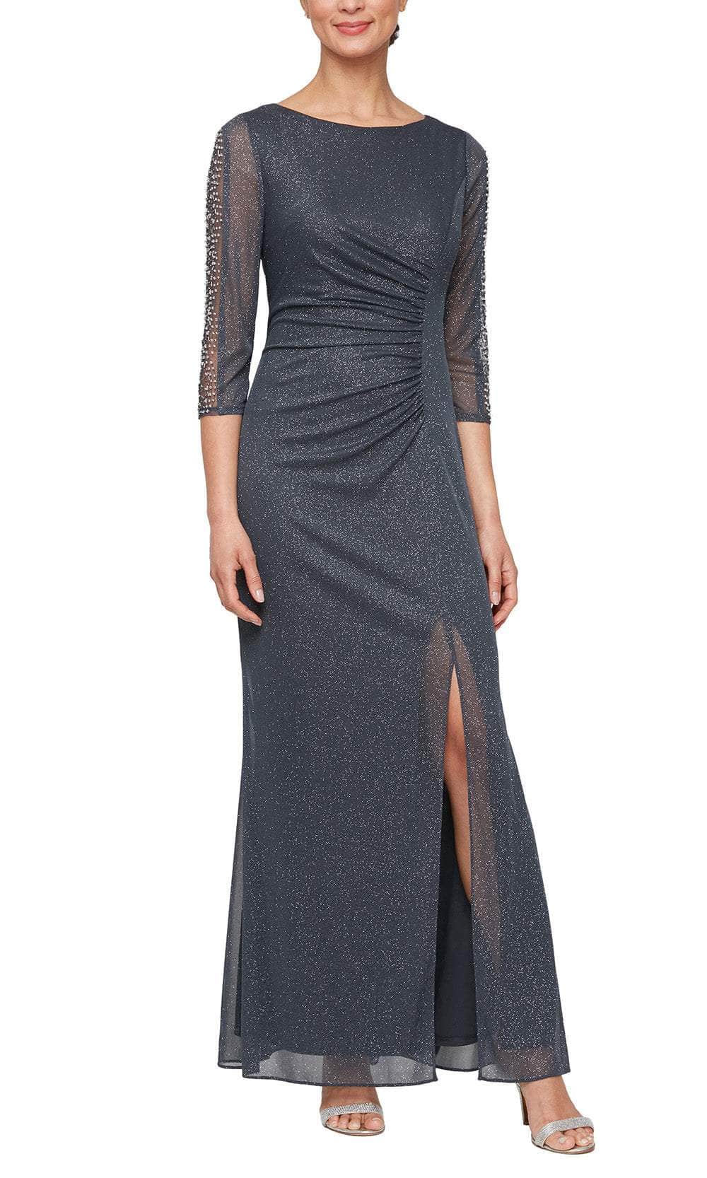 S.L. Fashions 9133251 - Glitter Sheath Evening Dress S.L. Fashions 9133251 - Glitter Sheath Evening Dress