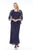 Soulmates 1506 -Scoop Neck Three Piece Formal Dress Mother of the Bride Dresses Navy / XL