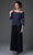 Soulmates 1614 - Lace 3/4 Sleeve Evening Gown Evening Dresses Navy / 1X