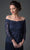Soulmates 1614 - Lace 3/4 Sleeve Evening Gown Evening Dresses Navy / 1X