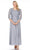 Soulmates 1901 - V-Neck Quarter Sleeve Long Dress Mother of the Bride Dresses Burgundy / XL