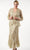 Soulmates D9122 -Three Pieces Floral Lace Formal Dress Mother of the Bride Dresses Brown / 1X