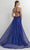 Studio 17 Prom 12895 - Glittered Plunging V-Neck Prom Gown Prom Dresses