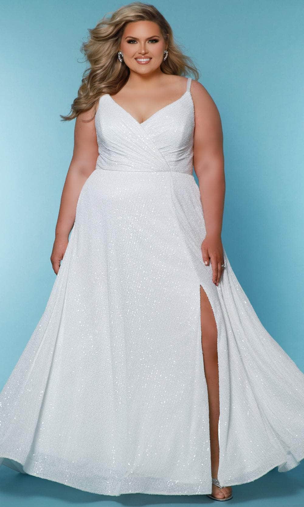 Sydney's Closet Bridal SC5305 - Sequin Sleeveless Bridal Gown Couture Candy Sydney's Closet Bridal SC5305 - Sequin Sleeveless Bridal Gown Couture Candy