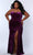 Sydney's Closet SC7342 - Sweetheart High Slit Evening Gown Evening Dresses 14 / Purple