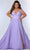 Sydney's Closet SC7351 - Embroidered Sleeveless Gown Evening Dresses 14 / Orchid