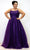 Sydney's Closet SC7357 - Sleeveless Embroidered Formal Gown Evening Dresses 14 / Plum