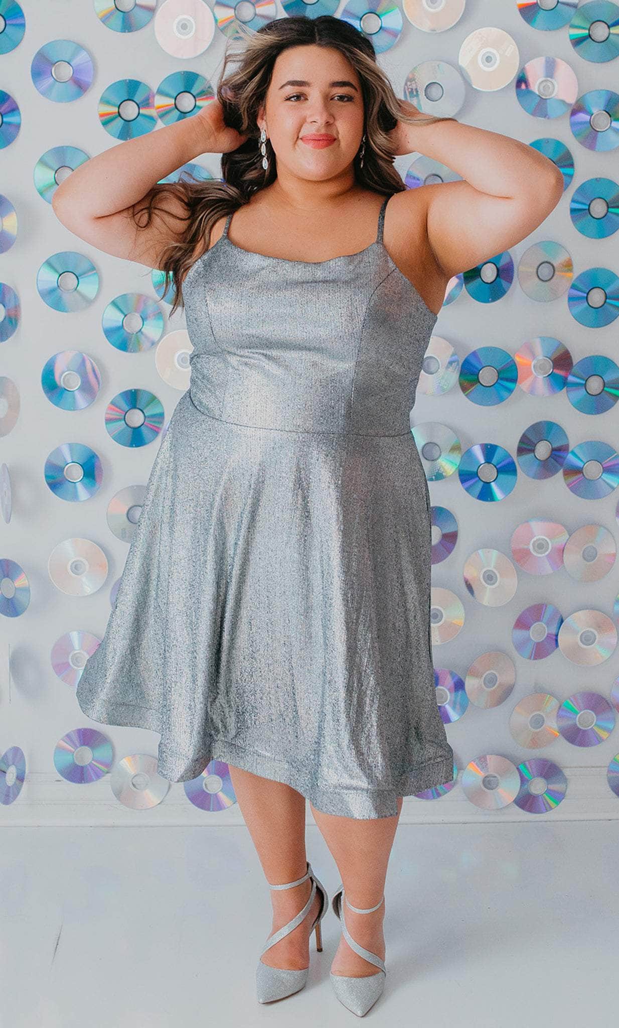 plus size a line cocktail dresses Sydney's Closet SC8118