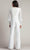 Tadashi Shoji BOS21070Y - Plunging V-Neck Pleated Jumpsuit Formal Pantsuits
