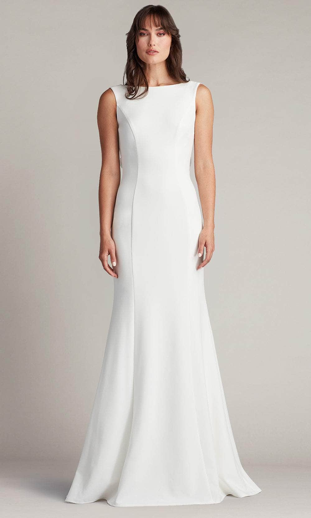 Tadashi Shoji Women's Beckwith Rosette Low Back Gown Tadashi Shoji Women's Beckwith Rosette Low Back Gown