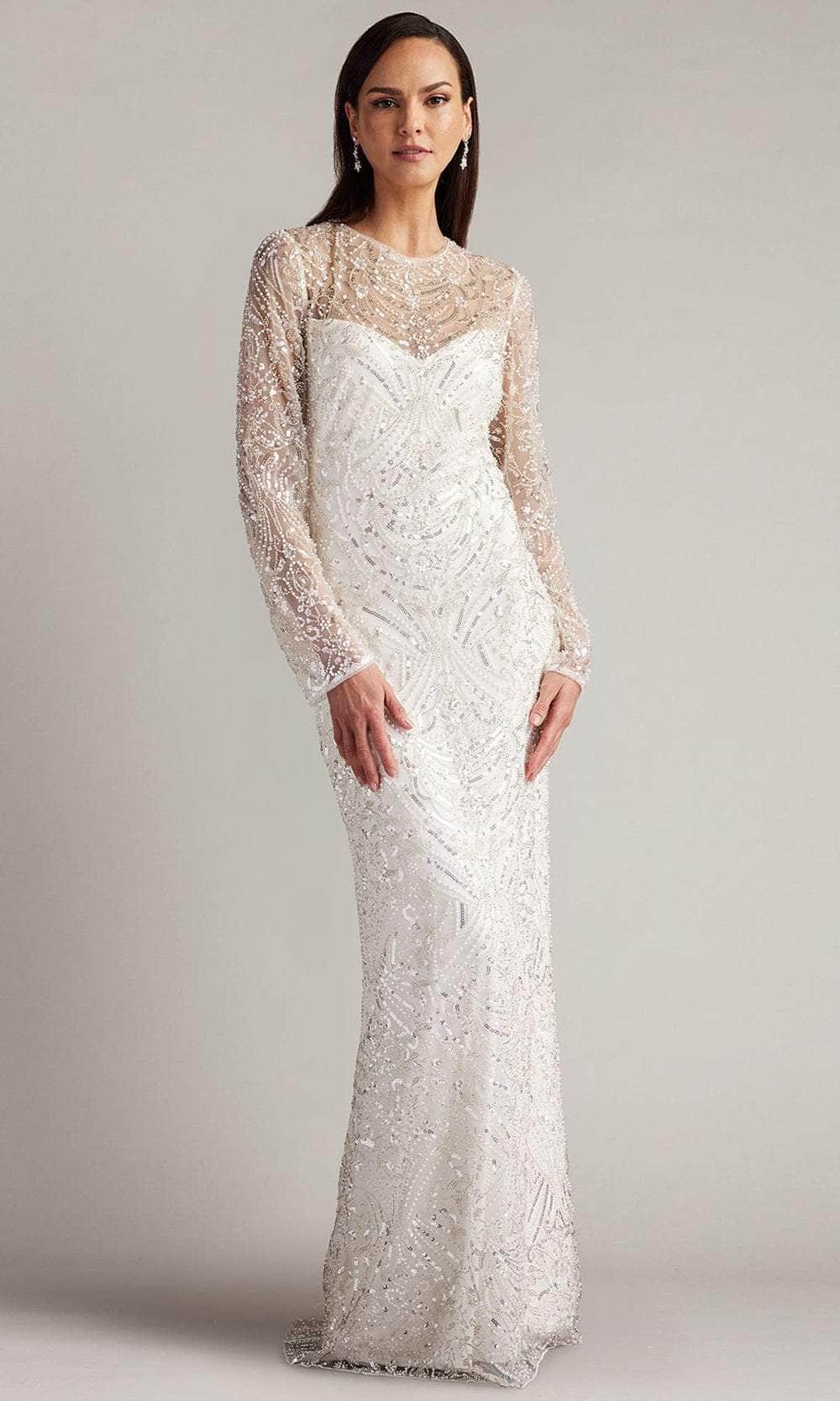 tadashi shoji bridesmaid dresses Callaway Draped Open Back Gown