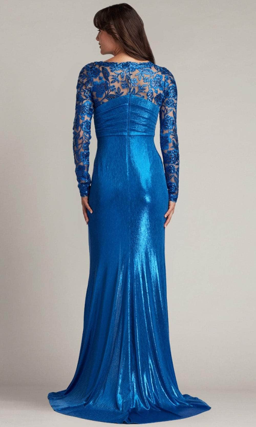 fitted lace wedding dress Tadashi Shoji CDL22865L