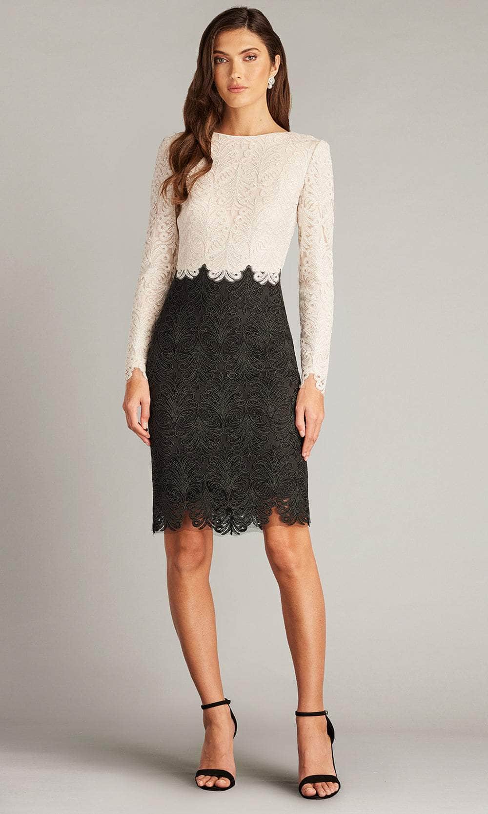 Tadashi Shoji Colorblock Lace Cocktail Dress Tadashi Shoji Colorblock Lace Cocktail Dress