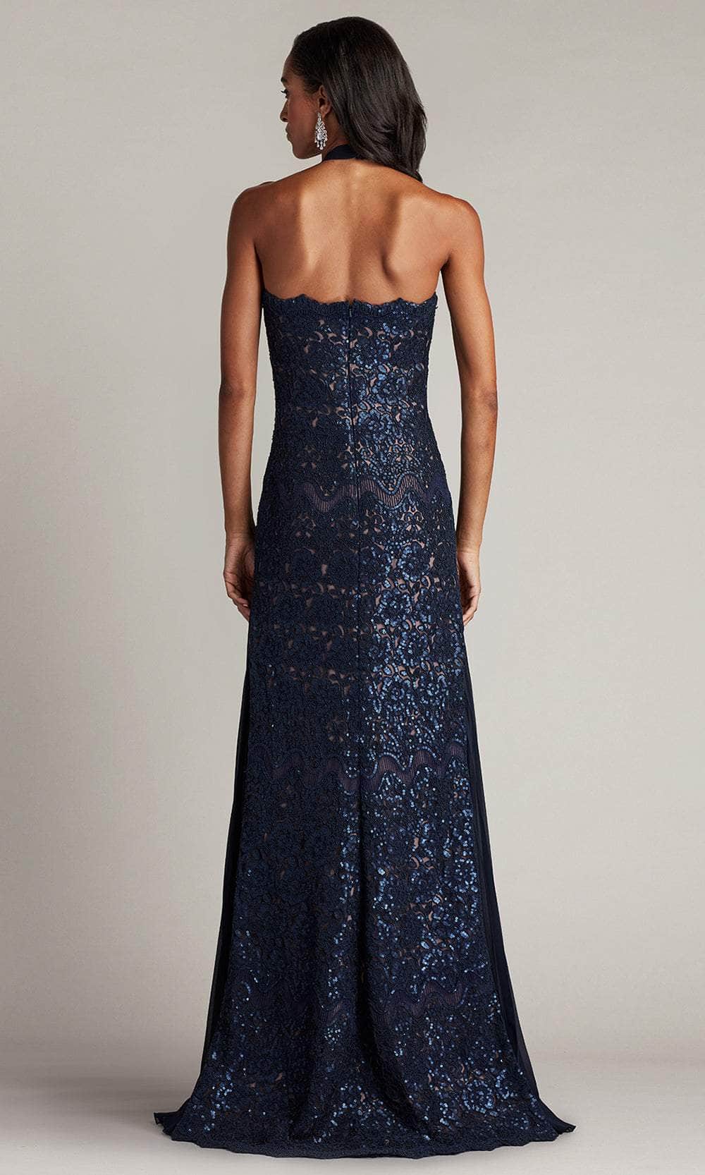 Tadashi Shoji CFC24347L - Cross Halter Evening Gown Tadashi Shoji CFC24347L - Cross Halter Evening Gown