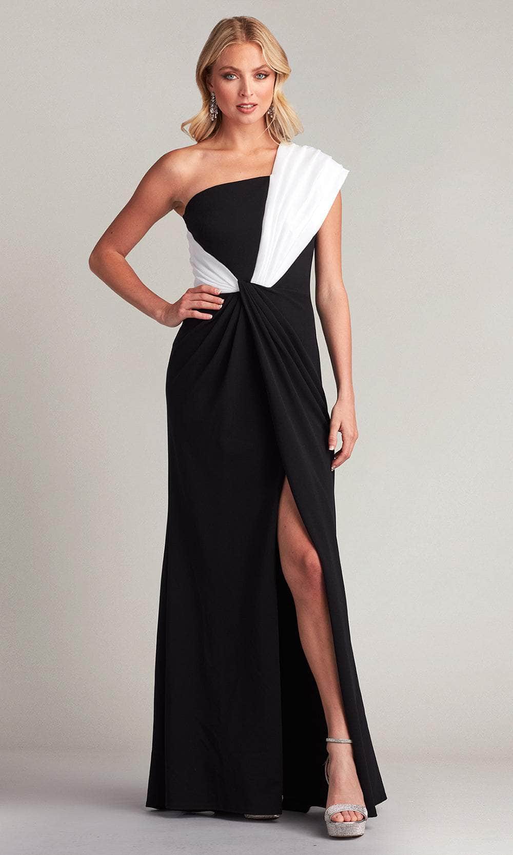Tadashi Shoji CY22382L - High Slit Sheath Evening Gown