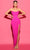 Tarik Ediz 53064 - Strapless Corset Evening Dress Special Occasion Dress 0 / Fuchsia