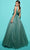 Tarik Ediz 53124 - Sleeveless Glitter Ballgown Special Occasion Dress