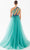 Tarik Ediz 98275 - One Shoulder Floral Prom Dress Prom Dresses