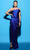 Tarik Ediz 98415 - Strapless Bow Accented Prom Gown Prom Dresses 0 / Royal Blue
