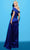 Tarik Ediz 98460 - Asymmetric Taffeta Sheath Gown Evening Dresses