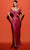 Tarik Ediz 98462 - Pleated Detail Off-Shoulder Evening Gown Evening Dresses 10 / Fuchsia