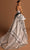 Tarik Ediz 98551 - Print Ribbon Back A-line Dress Prom Dresses