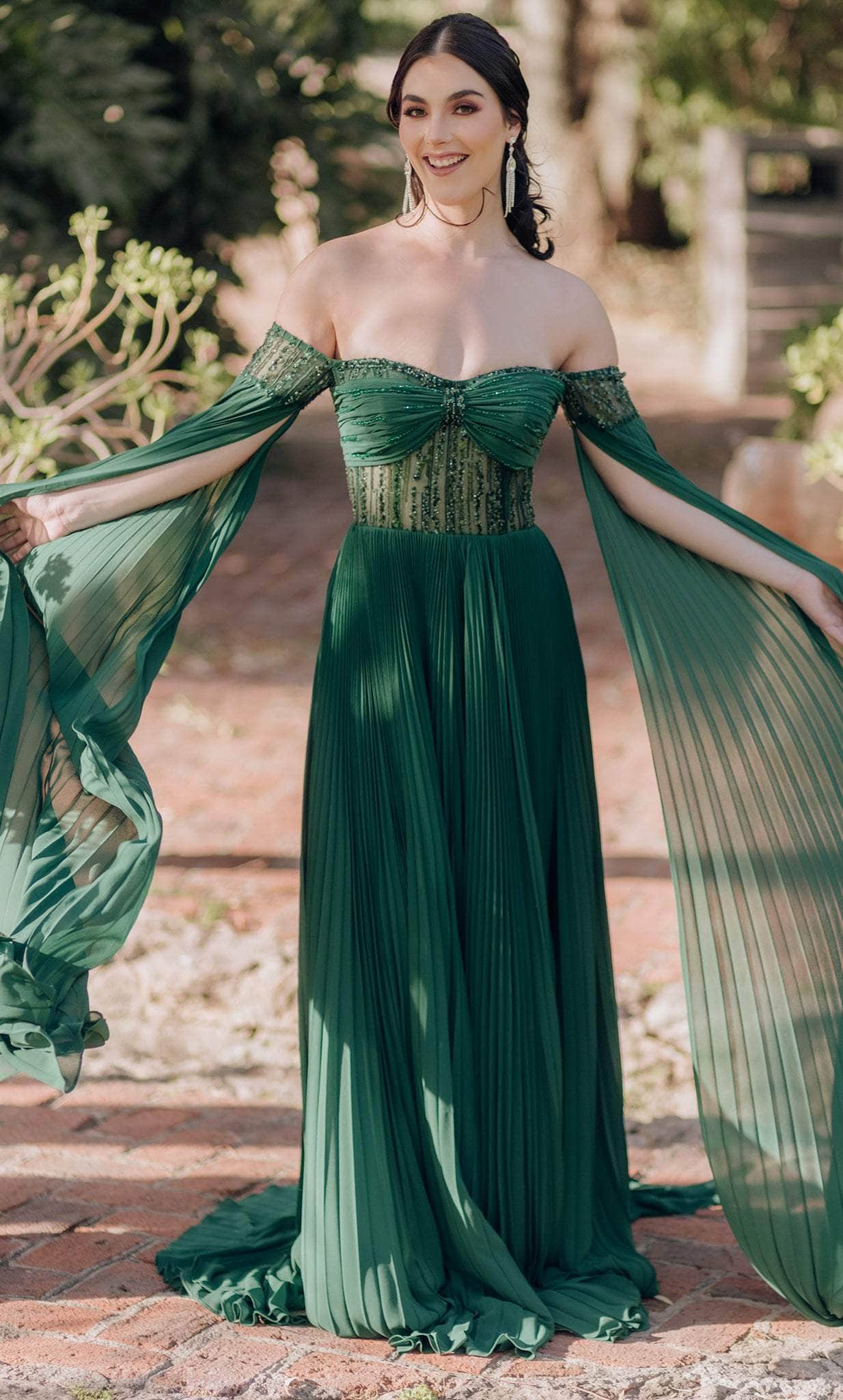 Terani Couture 232E1218 - Sweetheart Sequin Off-Shoulder Evening Gown Terani Couture 232E1218 - Sweetheart Sequin Off-Shoulder Evening Gown